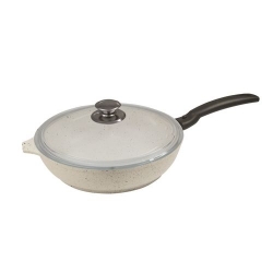 Сковорода 260/60мм с266ас БЕЛАЯ /г.Кукмор/